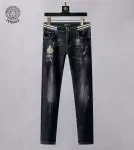 versace jeans origine homme denim ripped embroidery p5021389